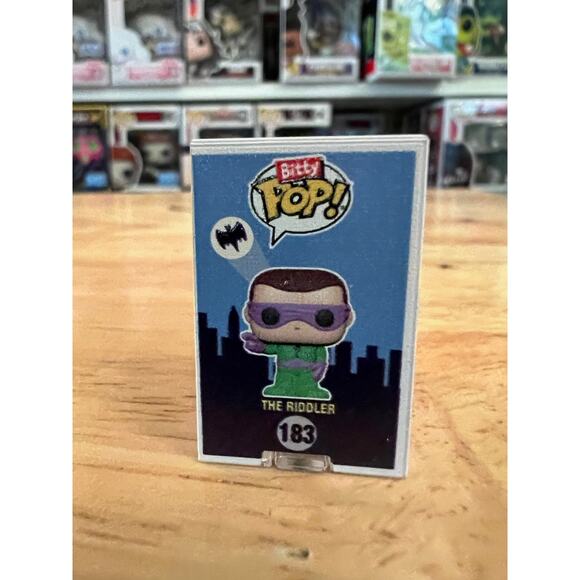 BITTY Riddler 1" Funko Pop #183 DC Comics Adam West Batman Frank Gorshin TV Show - Picture 2 of 6